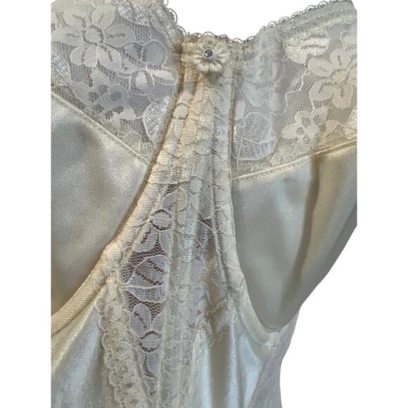 Dominique Colette Lace Corset Bridal Longline Bra Style 8949 Ivory Size 40DD/E - Picture 2 of 8